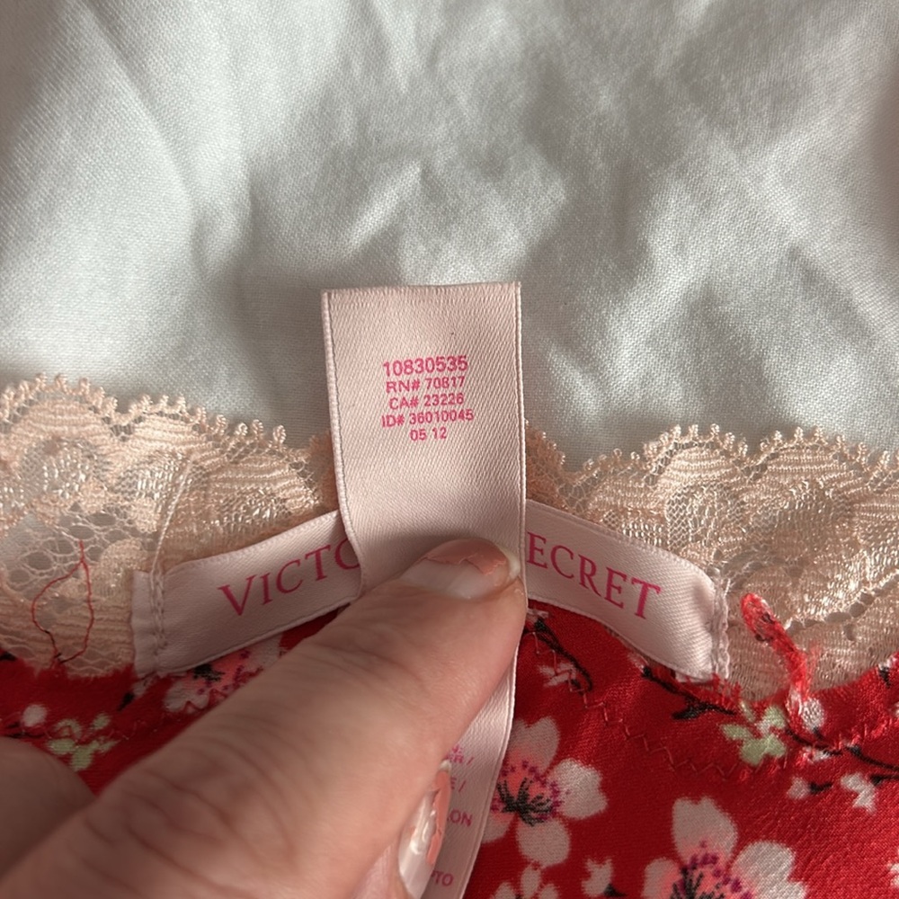 Victoria’s Secret Y2K cherry blossom mini slip dress with bows and gems Medium - Picture 8 of 17